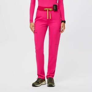 Figs Shocking Pink Yola Scrub Pants